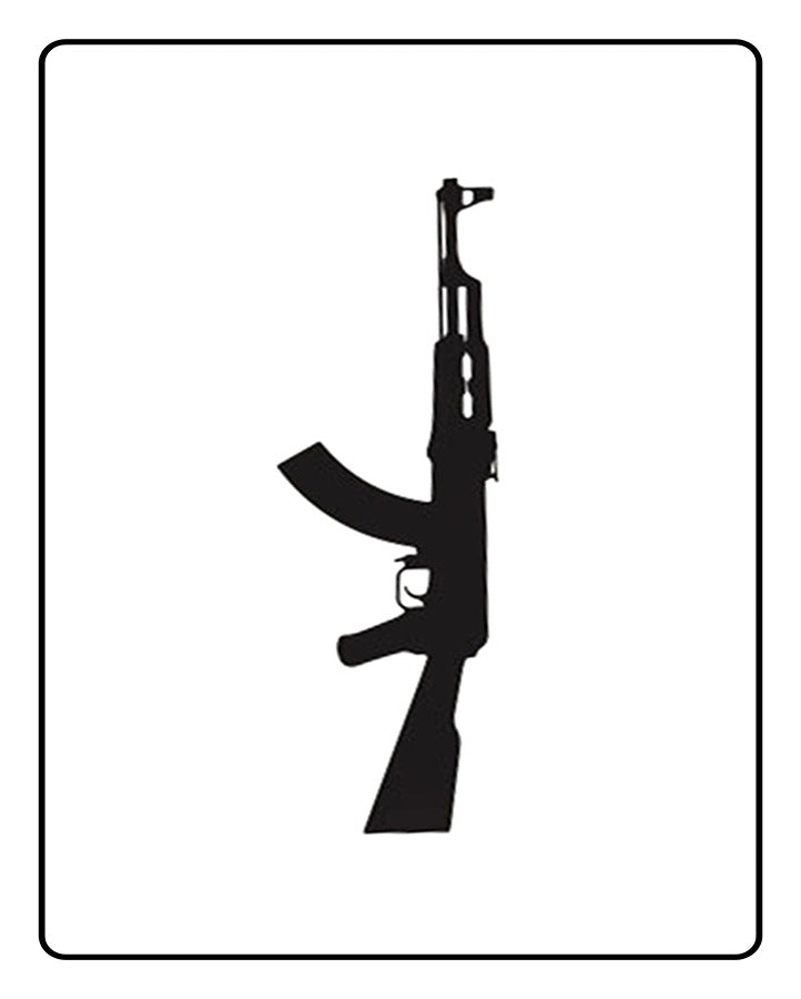 AK-47 Temporary Tattoo