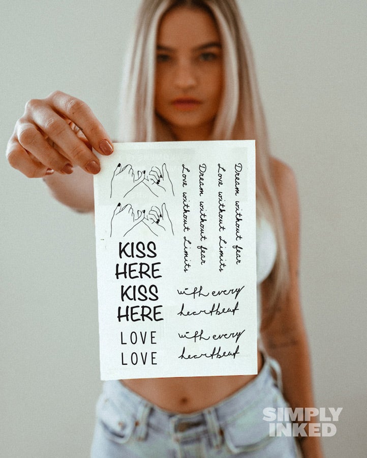 Semi Permanent tattoo