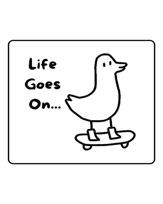 Life Goes On Semi Permanent Tattoo