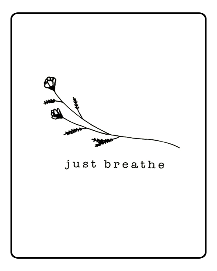 NEW Just Breathe Tattoo - Semi Permanent