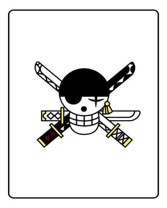 Zoro Jolly Roger Semi Permanent Tattoo