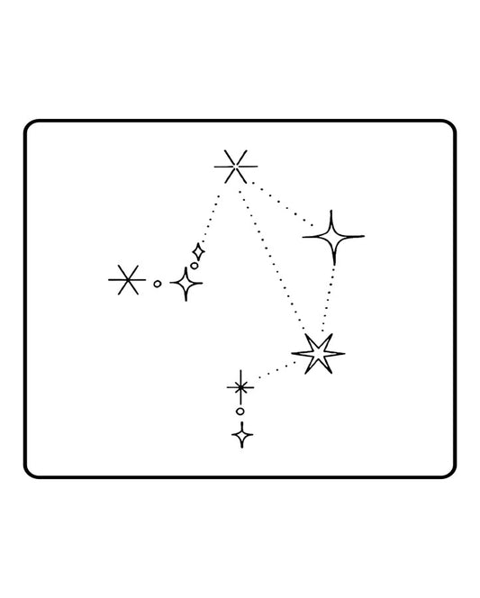 Mini Constellation Semi Permanent Tattoo