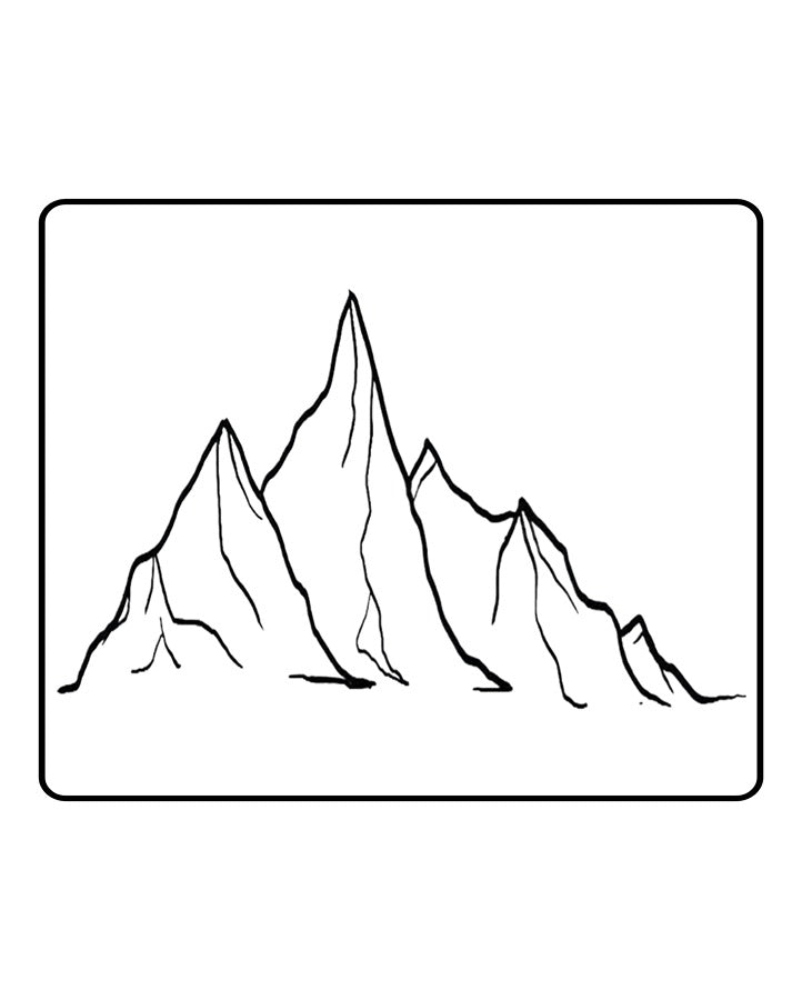 To the Mountains Semi Permanent Tattoo