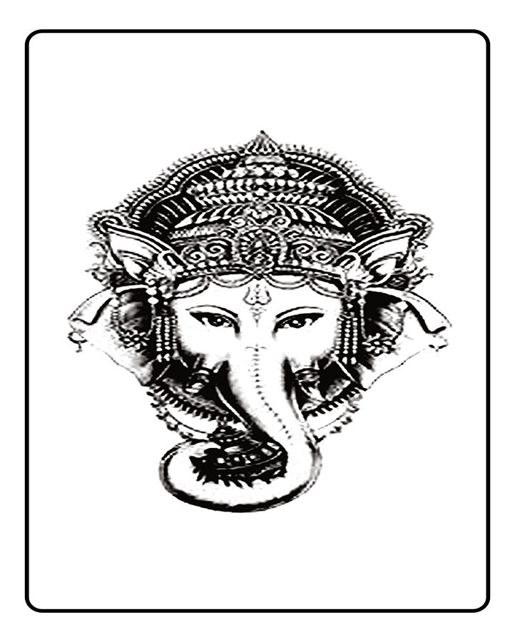 Lord Ganesha Semi-Permanent Tattoo