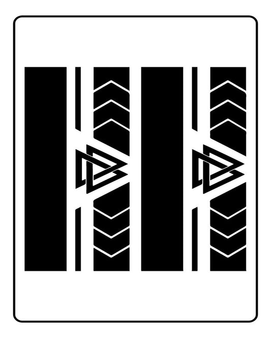 Valknut Armband Semi-Permanent Tattoo