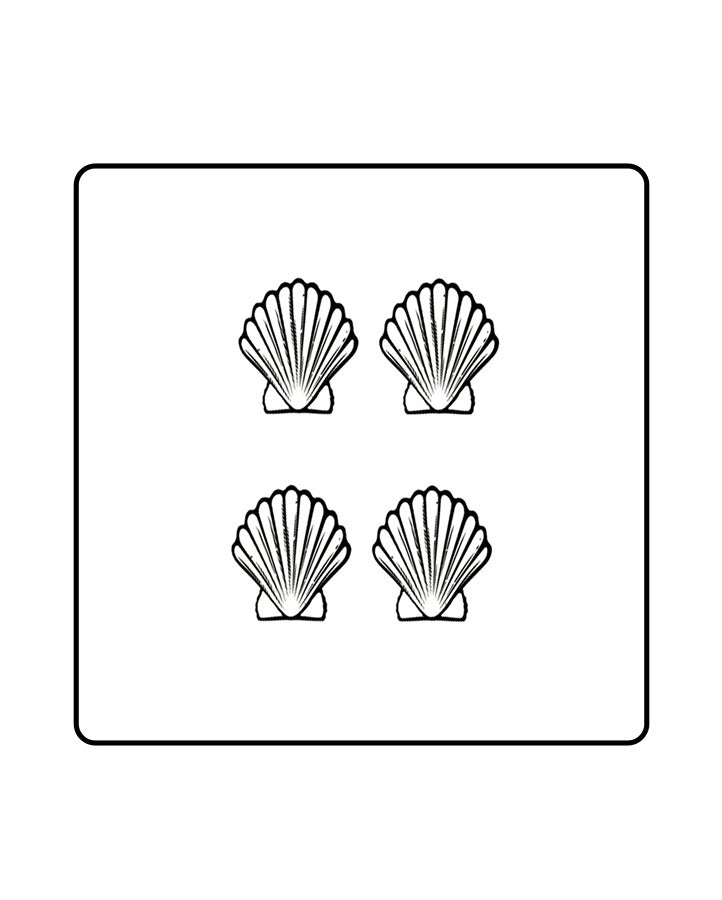 Seashell Temporary Tattoo