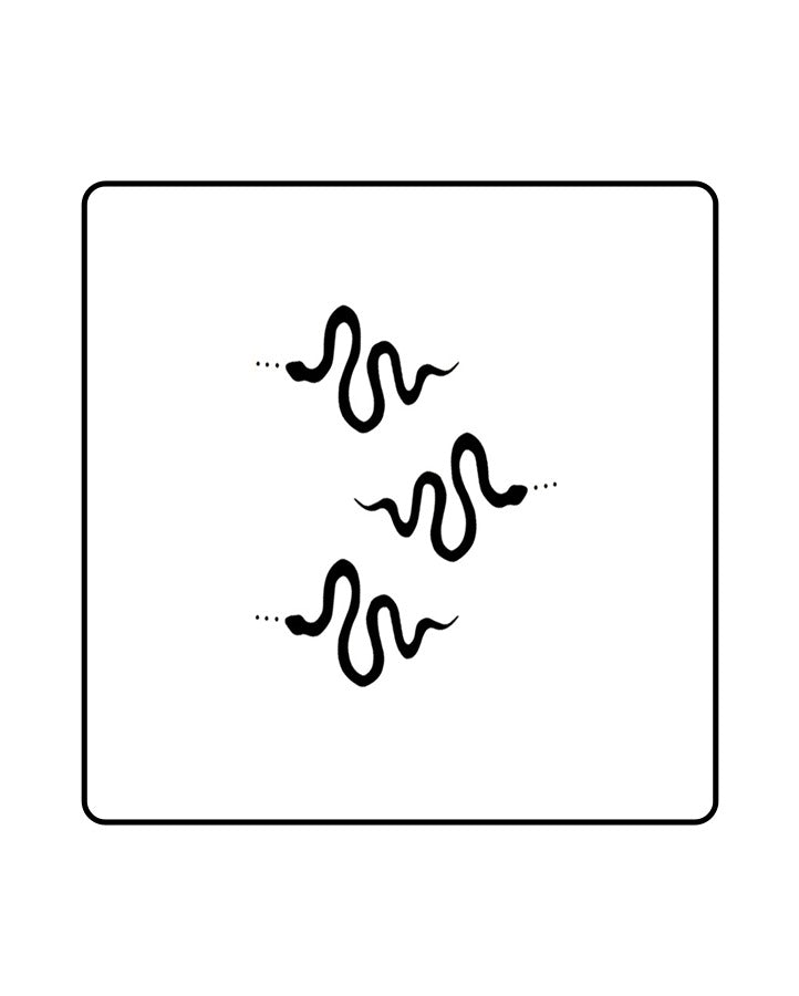 NEW Small Snake Temporary Tattoos