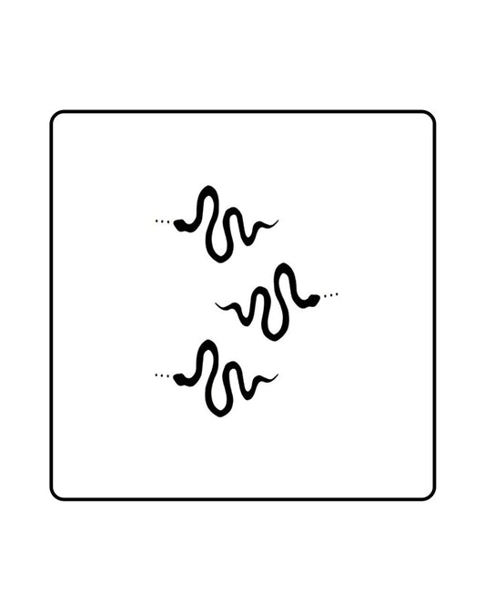 New Small Snakes Semi Permanent Tattoo