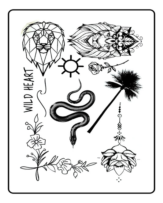Nature Lover Temporary Tattoo Bundle