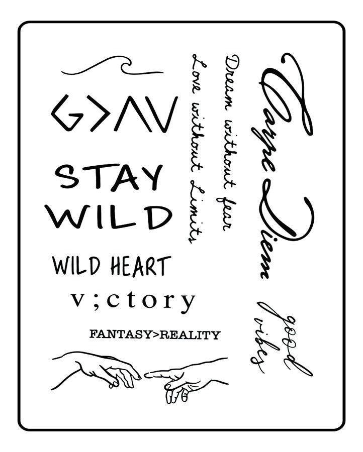 Motivation Temporary Tattoo Bundle