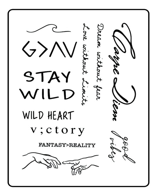 Motivation Temporary Tattoo Bundle