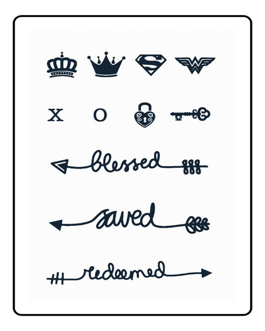 Blessed Tattoo Bundle Semi Permanent Tattoo
