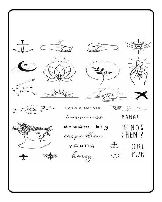 Tattoo Lover's Kit Temporary Tattoo Bundle