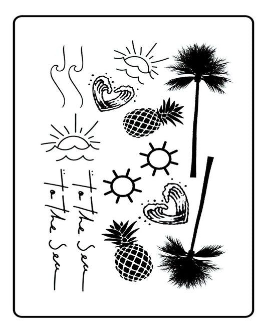 Ocean Lover Temporary Tattoo Bundle
