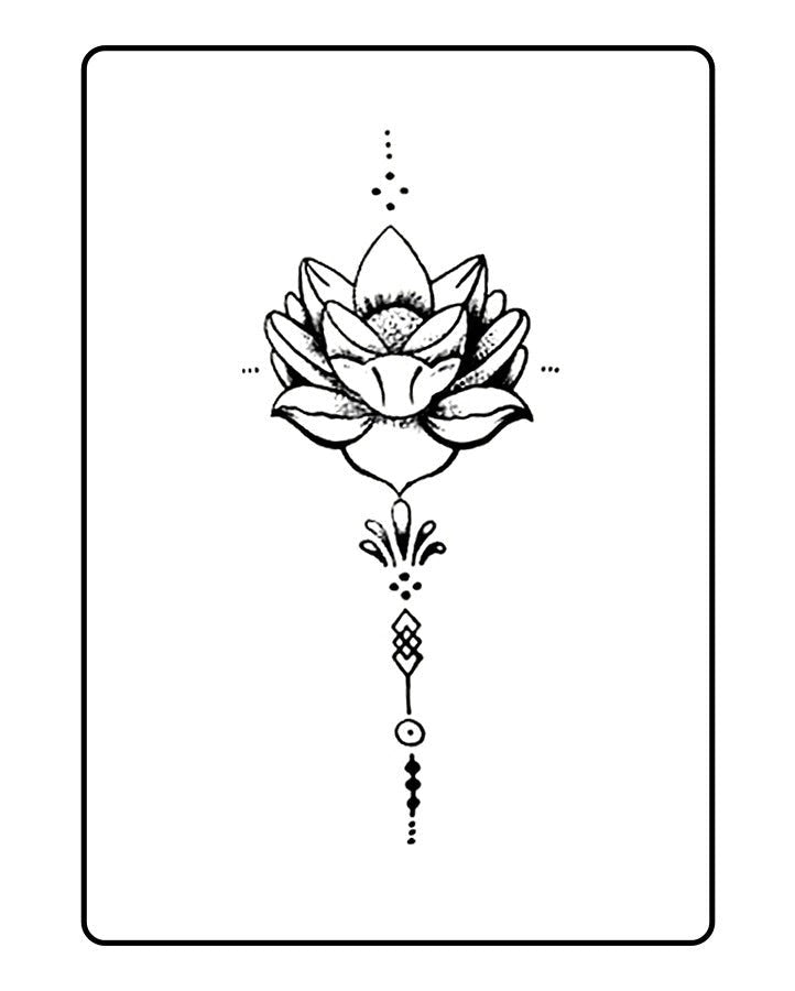 Floral Elegance: Bloom with Grace - Pack of 4