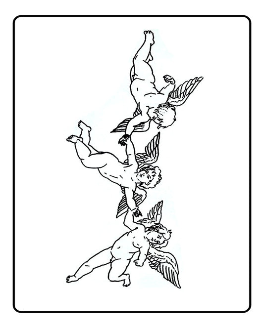 NEW Angels Temporary Tattoo
