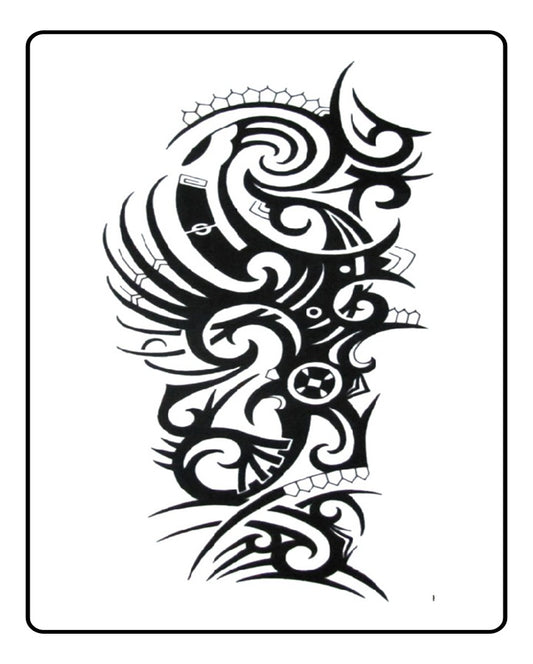 Tribal Design Temporary Tattoo