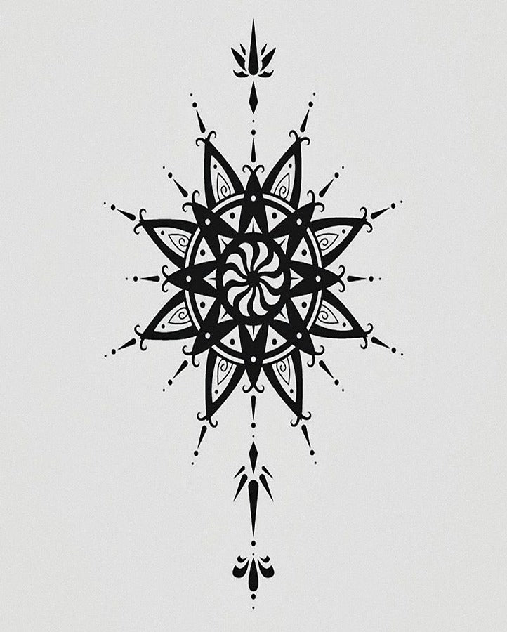 New Star Vortex Semi Permanent Tattoo