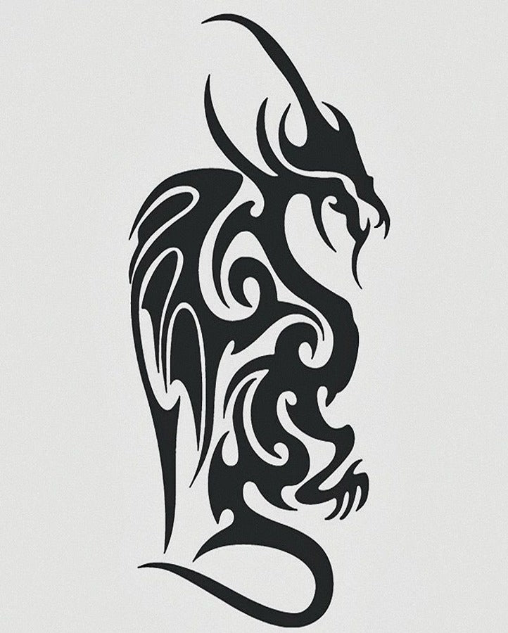 Dragon Semi Permanent Tattoo