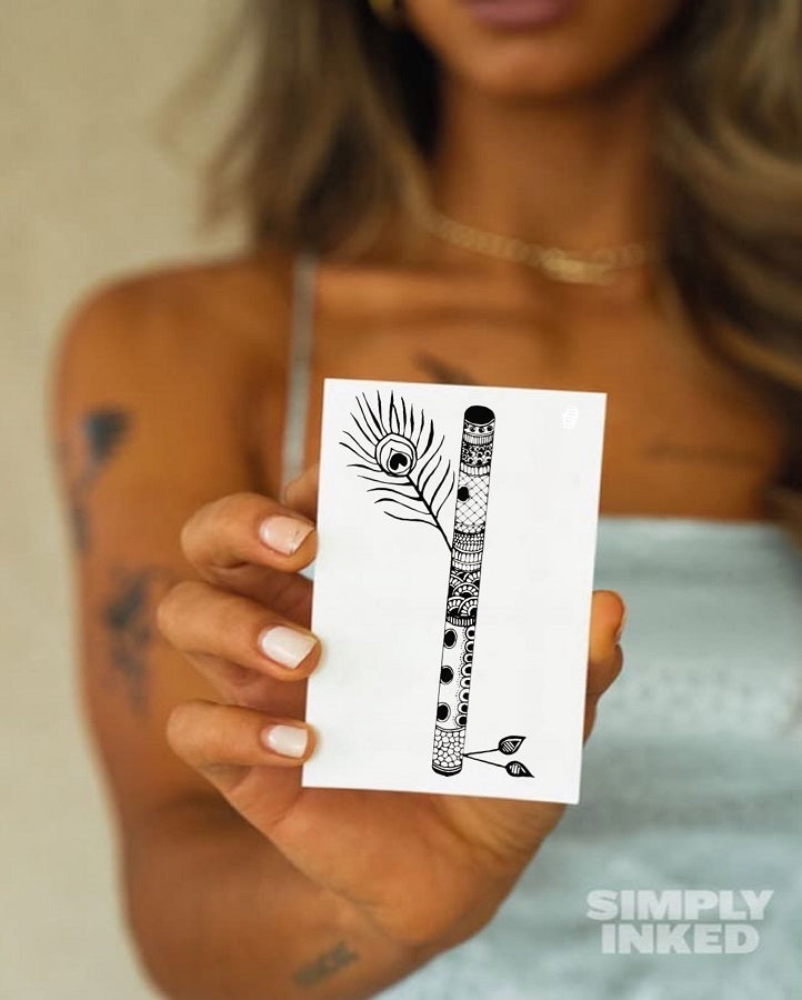 Flute Tattoos | Tattoo design for hand, Tattoo designs wrist, Tattoo designs