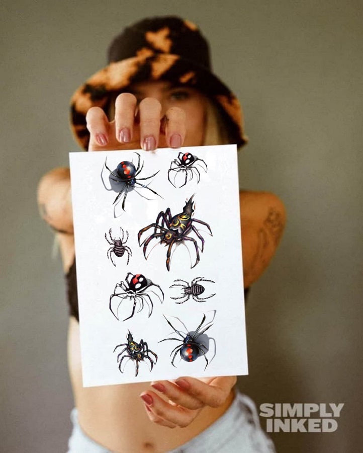 Spider Tattoos and Meanings | Spider tattoo, Tattoos, 3d spider tattoo