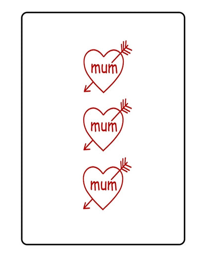 NEW Mum Temporary Tattoo