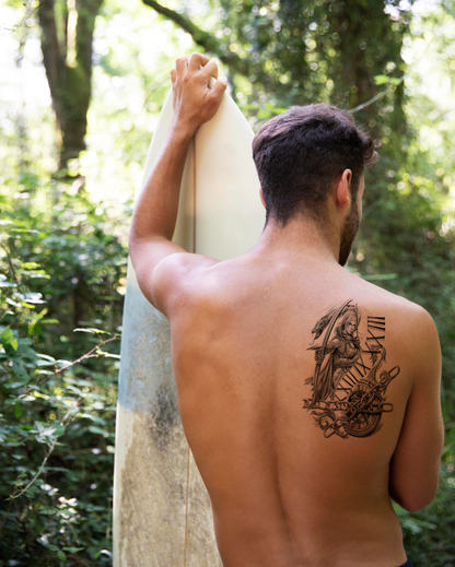 Warrior Temporary Tattoo