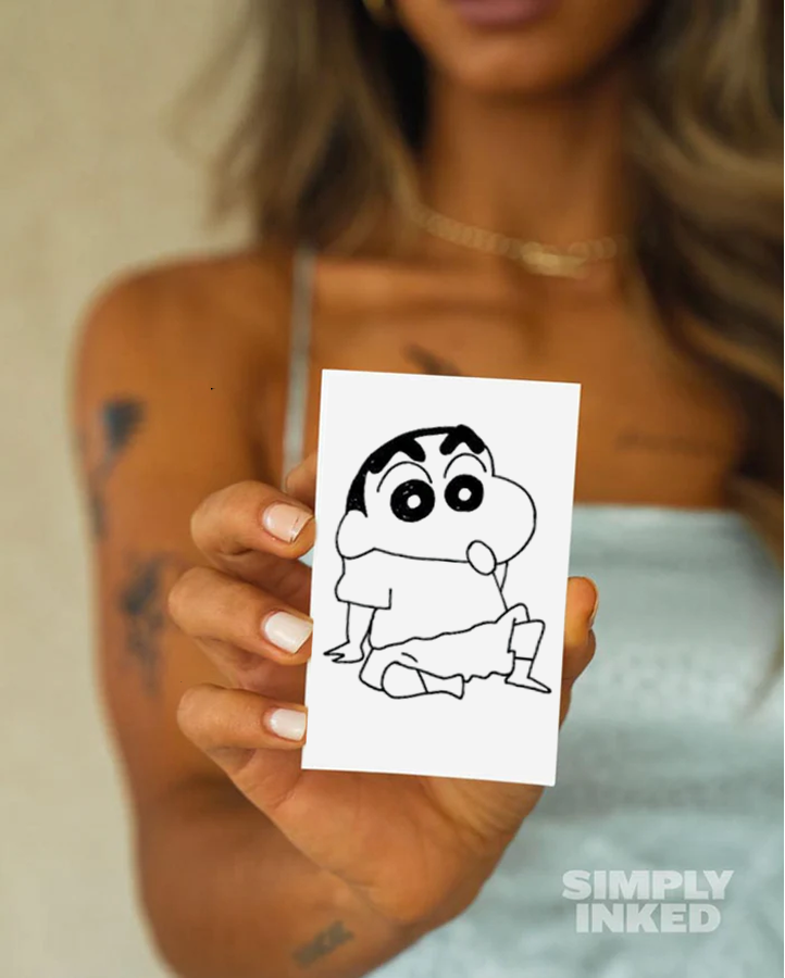 Shinchan Semi Permanent Tattoo