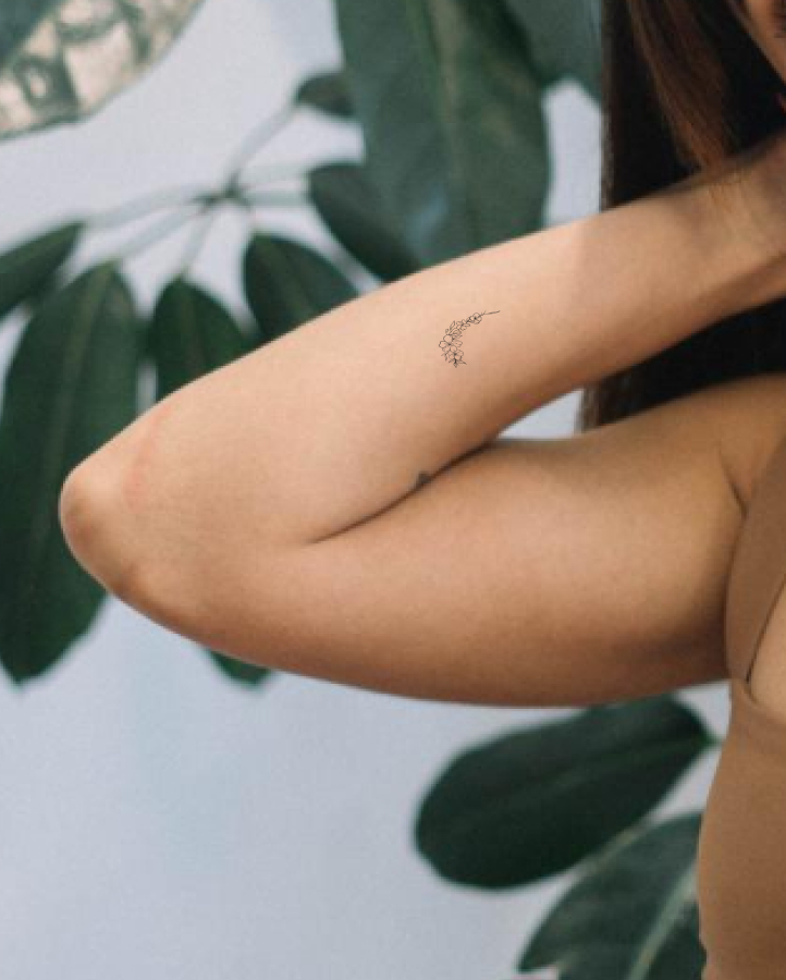 Jasmine Temporary Tattoo