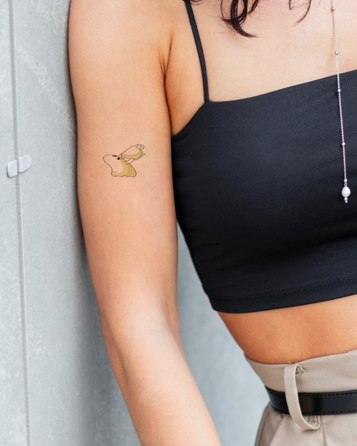 Coffee Lover's Temporary Tattoo