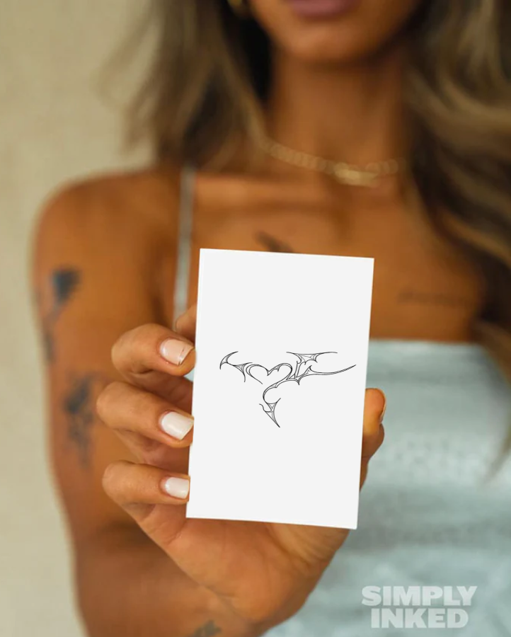 Dragon Heart Temporary Tattoo