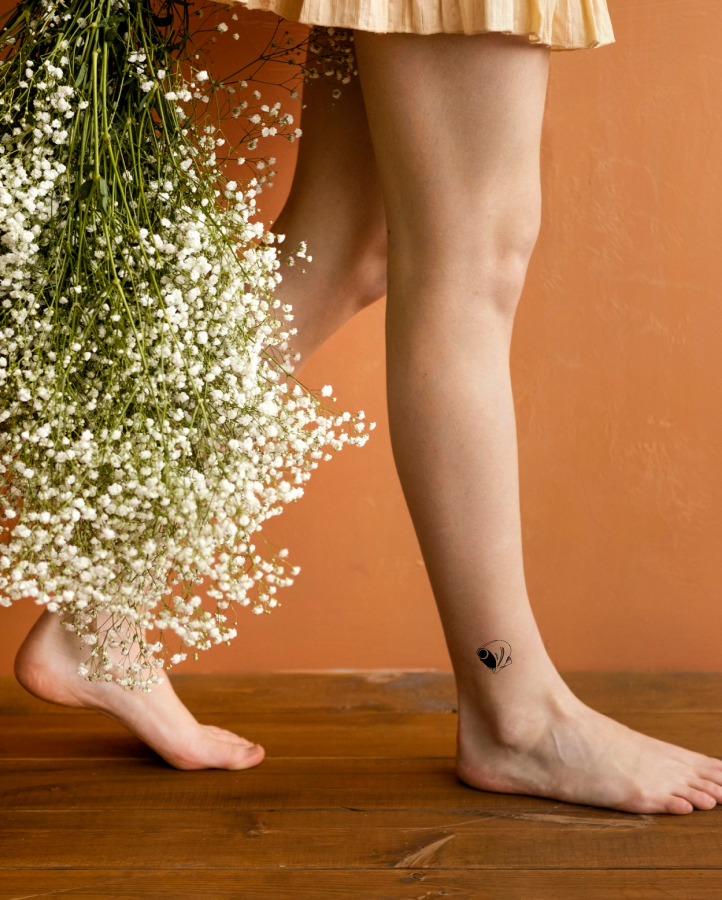 Masked Man Temporary Tattoo