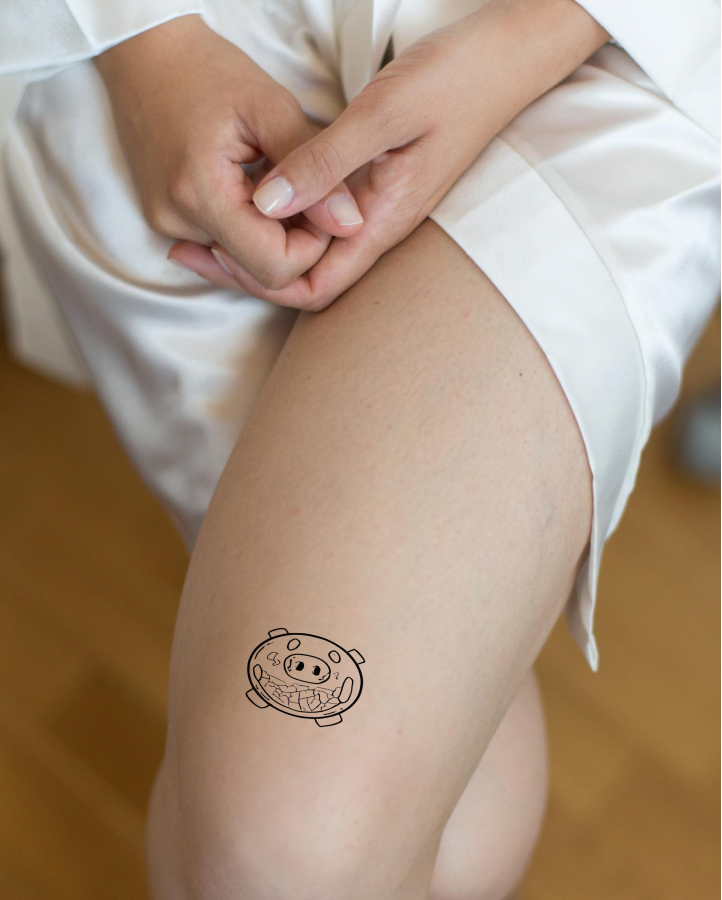 Piggy Bank Temporary Tattoo