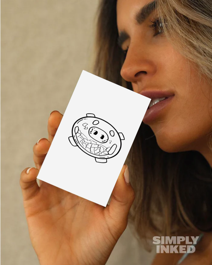 Piggy Bank Temporary Tattoo