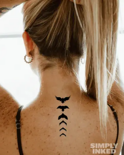 Fly Away Semi Permanent Tattoo