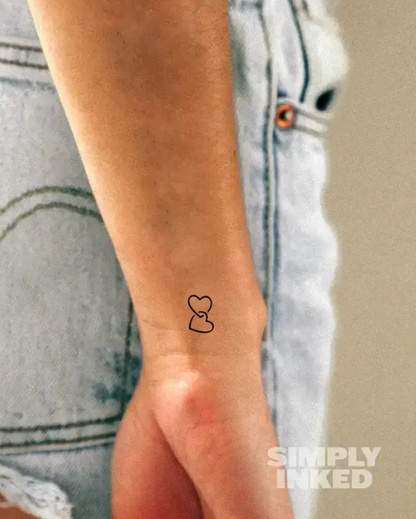 Locked in Love Semi Permanent Tattoo