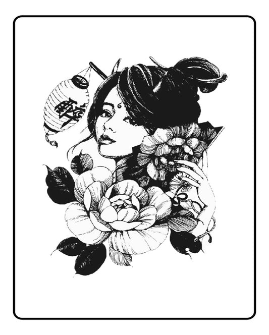 Flower Princess Semi Permanent Tattoo