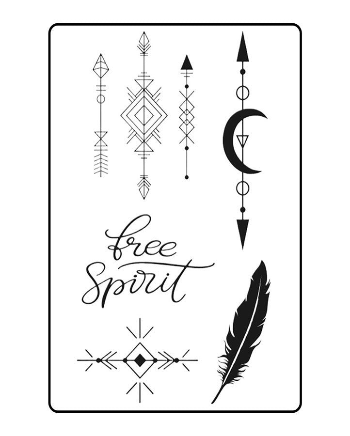 Free Spirit Bundle Semi Permanent Tattoo