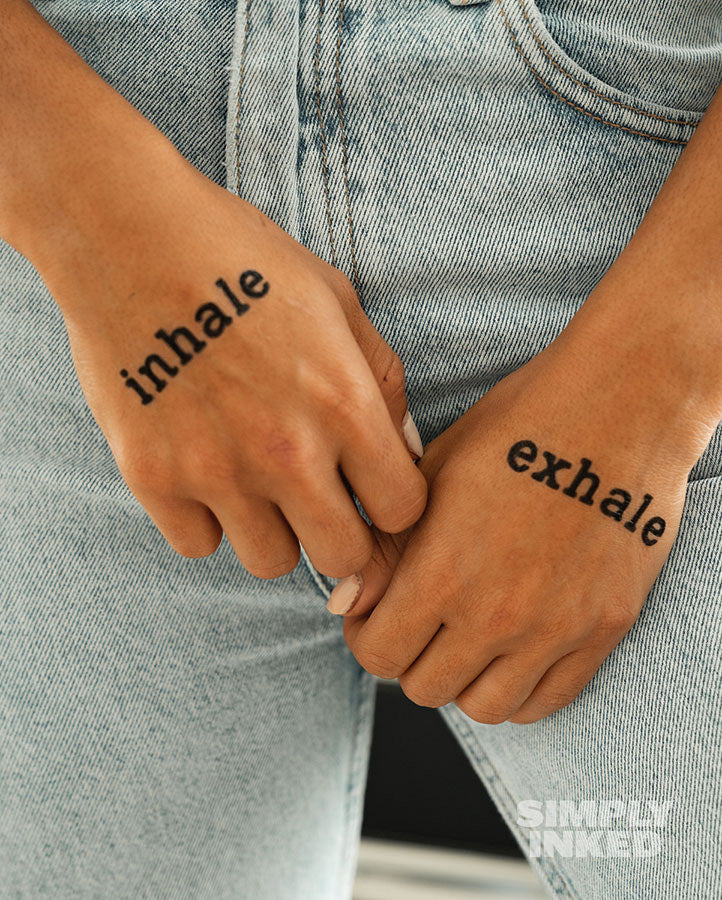 Inhale, exhale, inspire, expire, #FineLine by @KahVazquezTattoo 🌼 | Tattoo  photos, Tattoos, Book tattoo