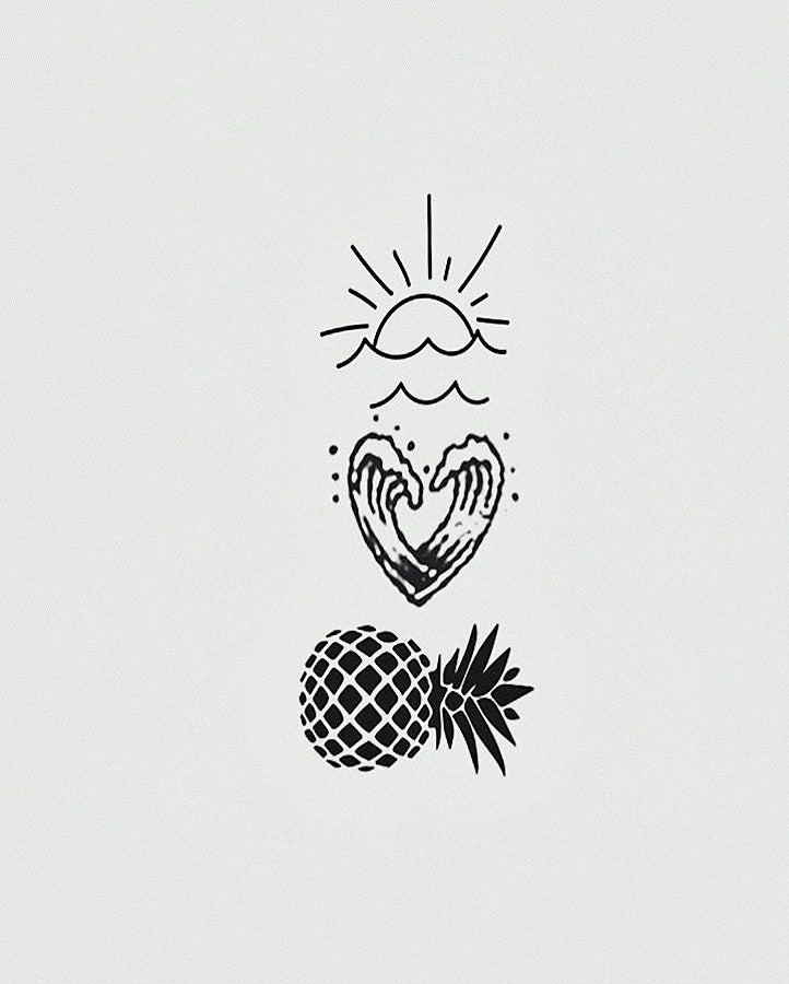 Beach Vibes Tattoo Pack Simply Inked
