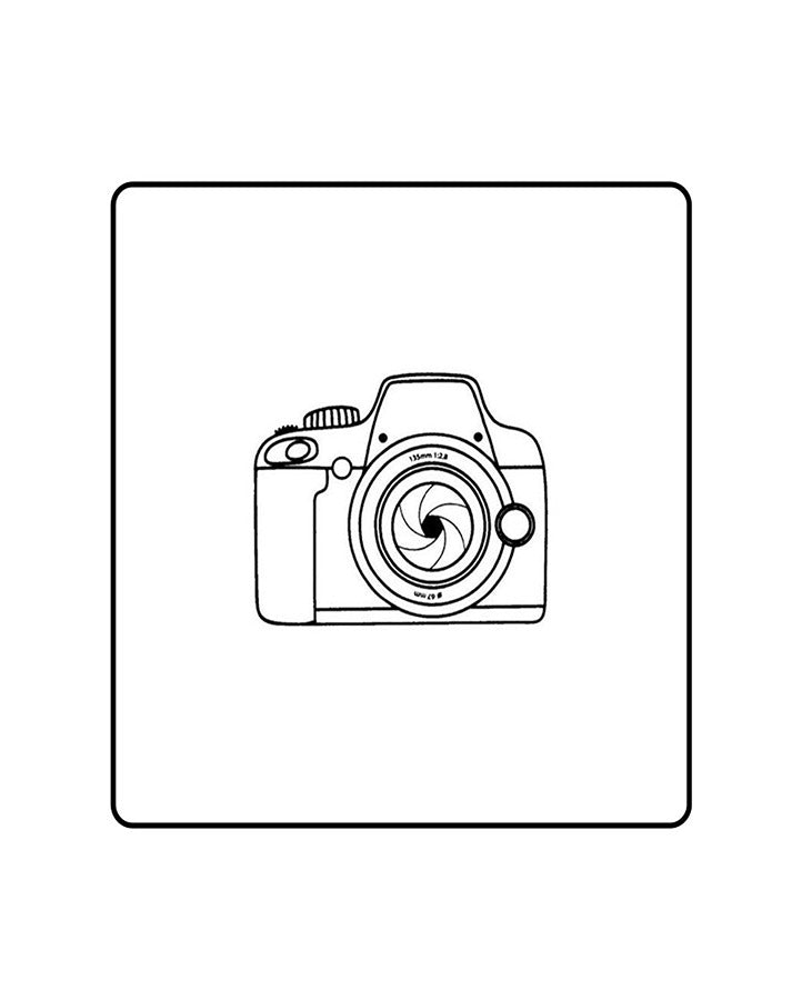 Camera  Semi Permanent Tattoo