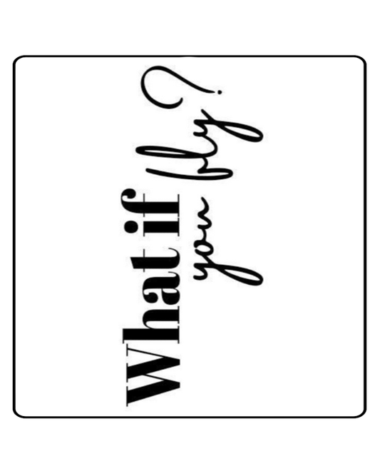 What if you fly ? Temporary Tattoo