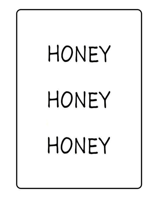 NEW HONEY Temporary Tattoo