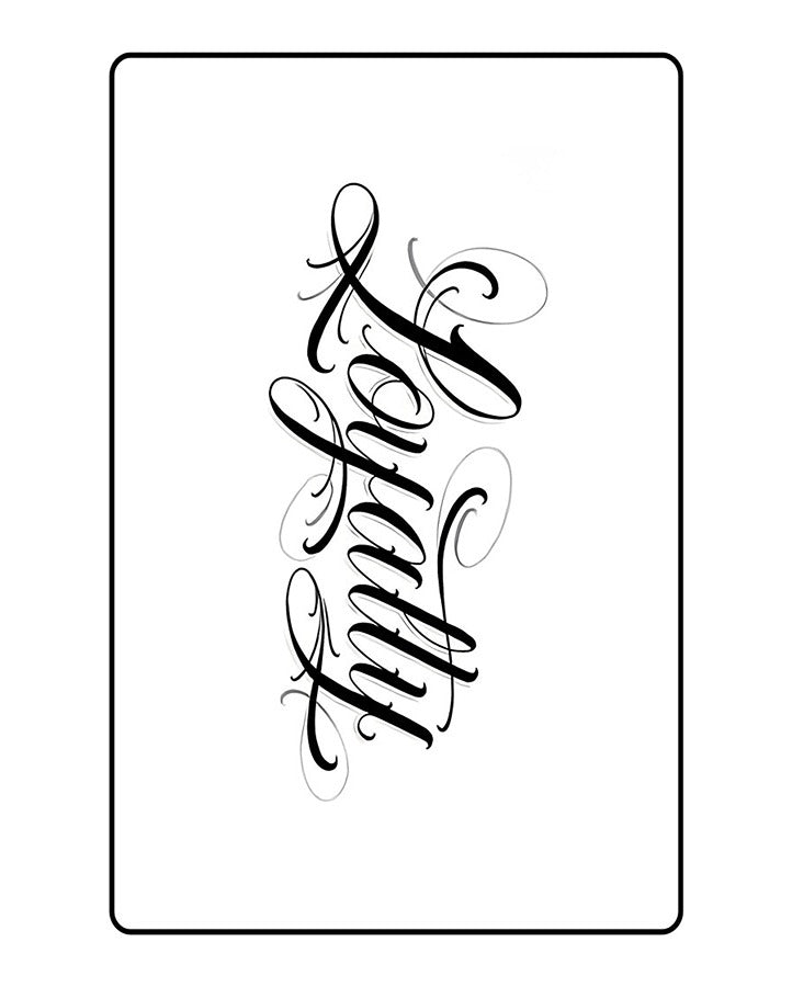 Loyalty Semi Permanent Tattoo
