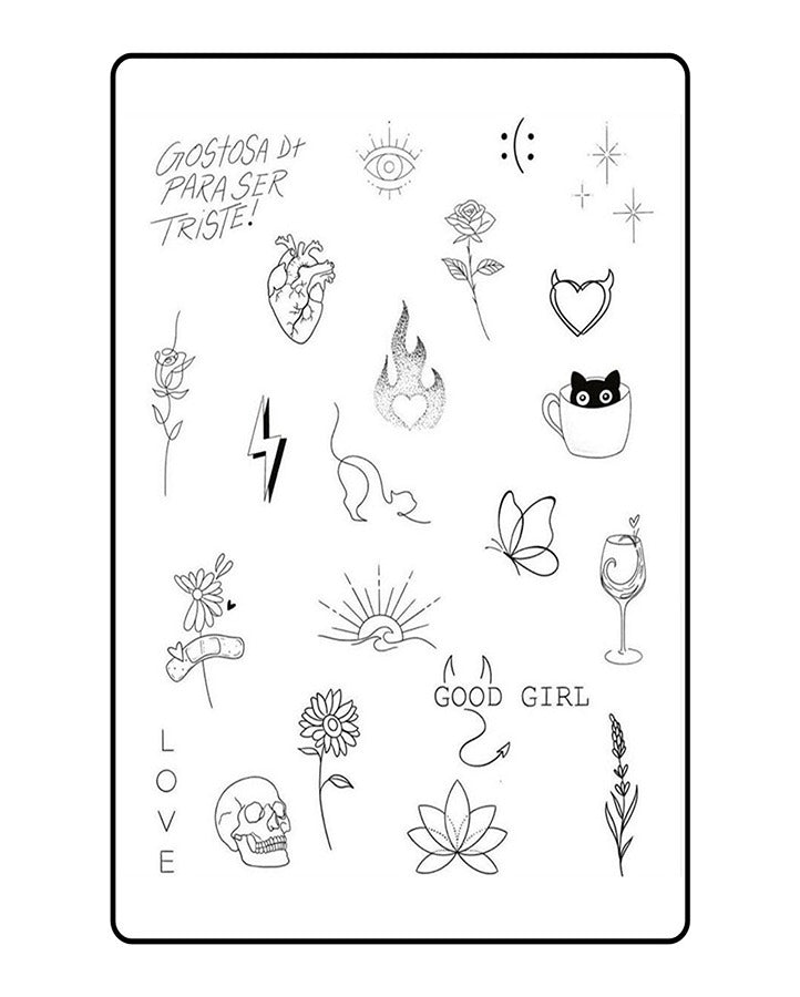 Minimal Girls Bundle Semi Permanent Tattoo
