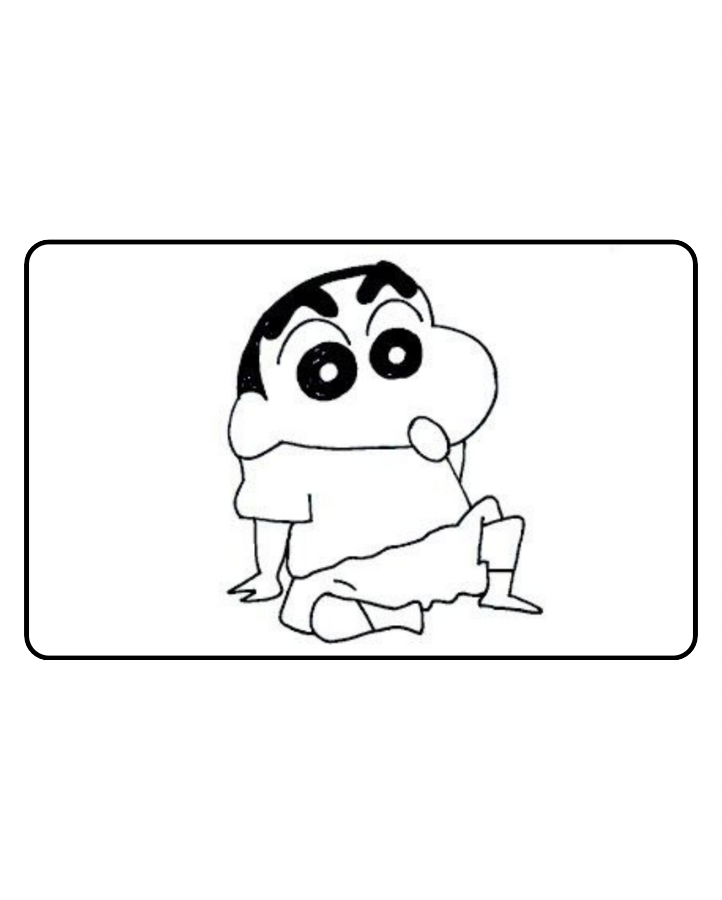 Shinchan Semi Permanent Tattoo