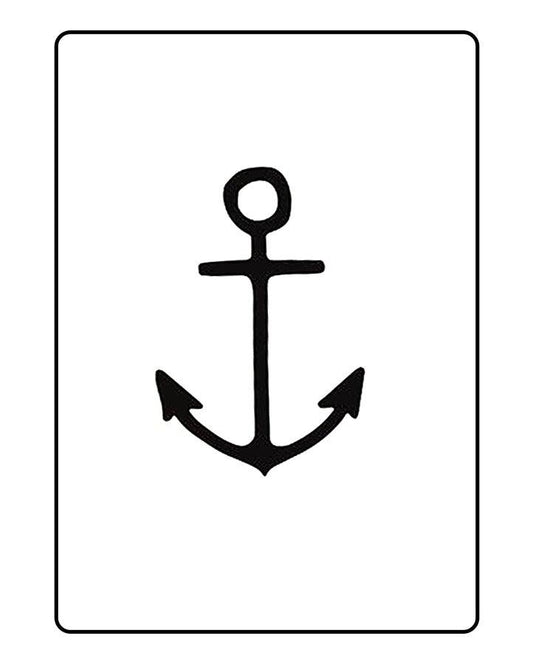 Anchor Temporary Tattoo