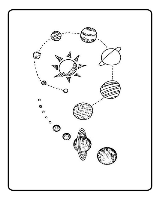 Galaxy Temporary Tattoo
