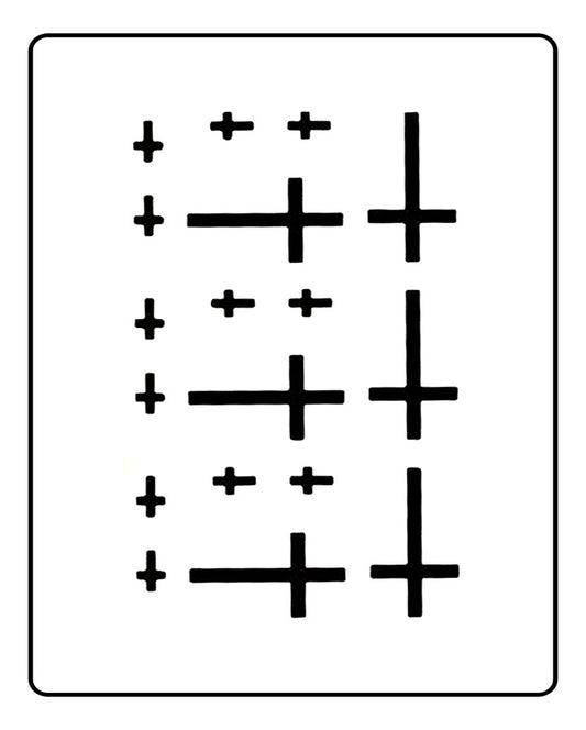 Cross Tattoo Pack - Semi Permanent