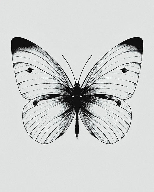 Madam Butterfly Temporary Tattoo